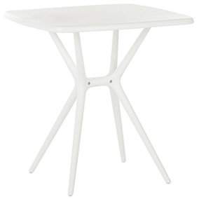 Garden Table Synthetic Material White SERSALE