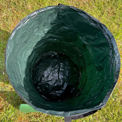 Garden Tidy Leaf Collection Scoops Clean Up Kit Leaf Grabs, Gloves & Pop Up Waste Bag