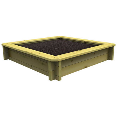 Garden Timber Company Wooden Raised Bed - 2m x 2m - 429mm Height - 27mm Thick Wall