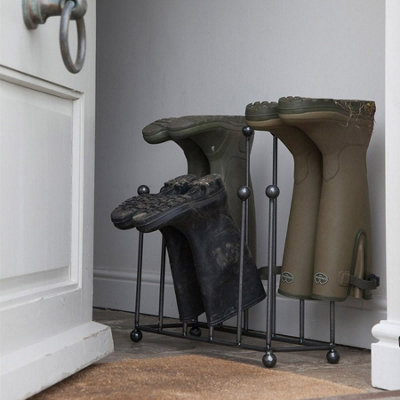 Garden Trading Farringdon Steel Welly Wellington Boot Holder Rack Holder WRME01 Price Comparisons | Compare The Build