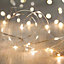Garden Trading Indoor 3m Copper Wire Lights Battery LED Fairy Light Warm White