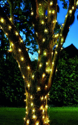 Garden Trading Outdoor 10m Garden Tree Wall Wire Lights Battery LED Fairy Light