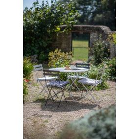 Garden Trading Rive Droite Patio Bistro Table Chalk White Outdoor Indoor