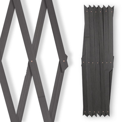 GARDEN Trellis Expandable 3 Pack Wooden Garden Trellis Durable Brass ...