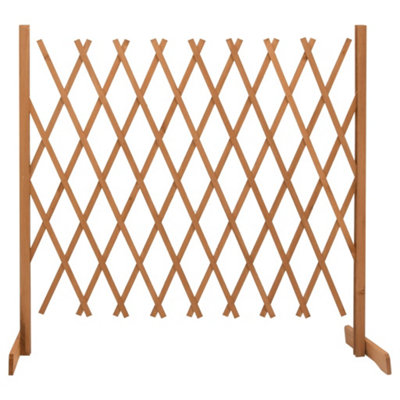 Garden Trellis Fence Orange 70.9x39.4inches Solid Firwood