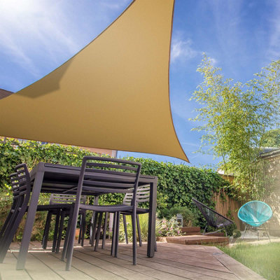 Garden Triangle Sail Shade - Sand