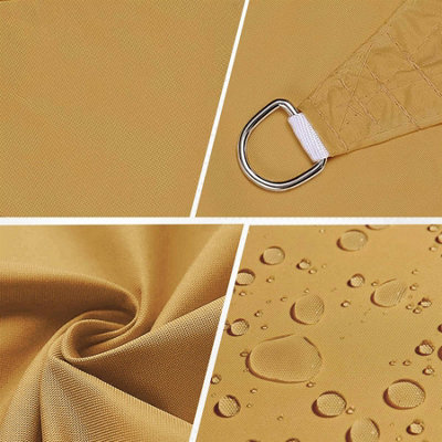 Garden Triangle Sail Shade - Sand - 6
