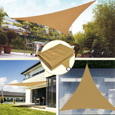 Garden Triangle Sail Shade - Sand - 7