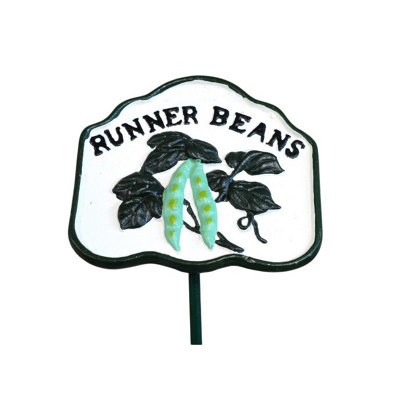 GARDEN VEGETABLE SIGN MARKER - RUNNER BEAN