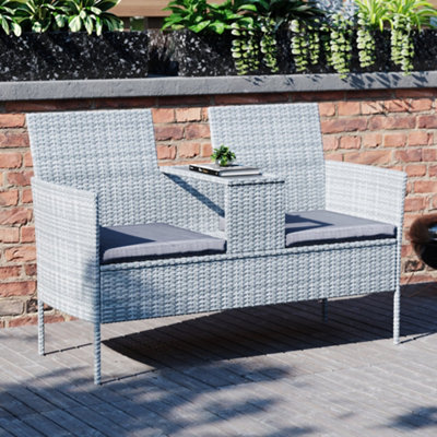 Grey garden love seat hotsell