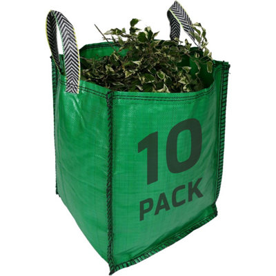 Garden Waste Bags 120 Litre 10 PACK PREMIUM GRADE