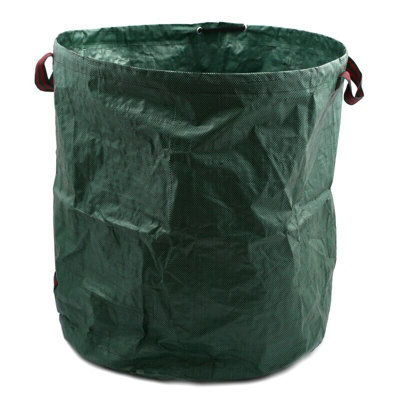 Garden Waste Bags 270L Refuse Grass Basket Leaves Sack Rubbish Bag - 3