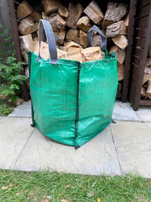 Garden Waste Bags with Handles (Pack of 3) 120 Litres Heavy Duty with ...