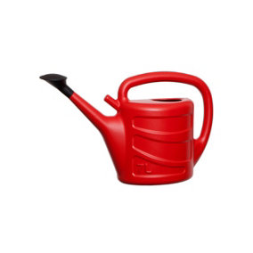 Garden Watering Can Red 7L Lightweight Durable Watering Can & Sprinkler Rose