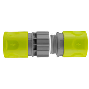 Garden watering universal x hose fitting/connector,female-female click-lock
