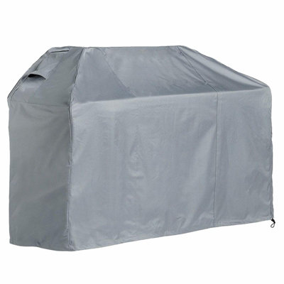 thumbnail image 2 of Heavy Duty Waterproof BBQ Cover - 124x61x91 Cm, 420D Oxford Fabric, Black 2 of 5
