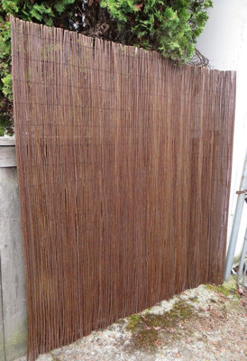 Garden Willow Cane Screening Screen Roll 1.2m x 4m Long Panel Outdoor Fence - 7