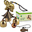Garden Wind Chimes for Indoor or Outdoor use with Good Luck Fengshui Metal Wind Chime Bells (Elephant and Fish Design)