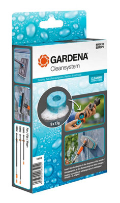 Gardena Cleansystem Cleaning Soap Shampoo Tabs Tablets 9 Pack Garden Hose Pipe