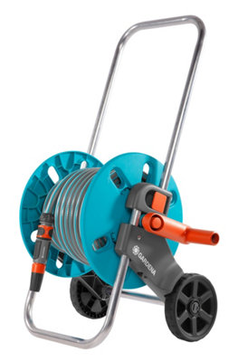 Gardena CleverRoll S Easy Set 20m Hose Cart Trolley Garden Watering Nozzle