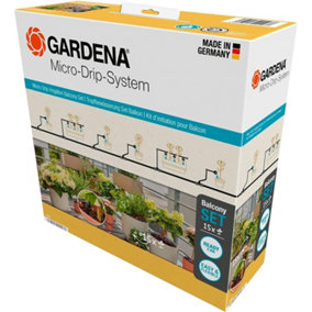 GARDENA Micro-Drip Irrigation Starter Set Balcony - for up to 15 plants