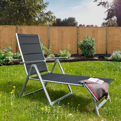 Reclining sun lounger b&m hot sale