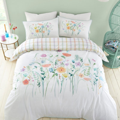 Gardenia 100% Cotton Duvet Cover Set