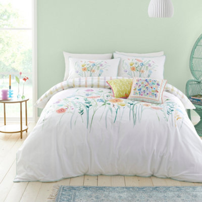 Gardenia 100% Cotton Duvet Cover Set