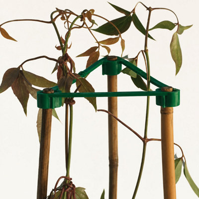 Gardening Naturally Gro Triangle Plant Supports Pack of 10