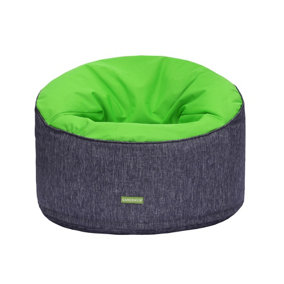 Gardenista Outdoor Garden Pool Tub Filled Bean Bag Chair Patio Water Resistant Lounging Beanbag, Greenery