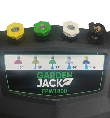 Gardenjack Electric Pressure Washer 140 Bar Jet Wash Garden Patio Cleaner