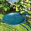 GardenKraft 10009 Solar Lit Bird Bath With Planter