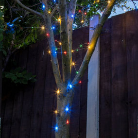 GardenKraft 10269 100 Multicoloured Micro LED Outdoor String Lights