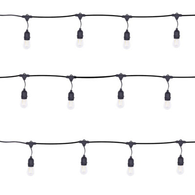 GardenKraft 10499 15m Garden String Lights 2 Pack DIY at B&Q