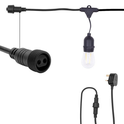 GardenKraft 10499 15m Garden String Lights 2 Pack