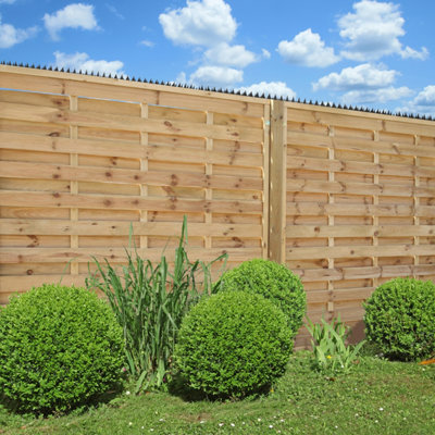 GardenKraft 10699 Anti-Climb Fence Spikes - Set of 10 - 7