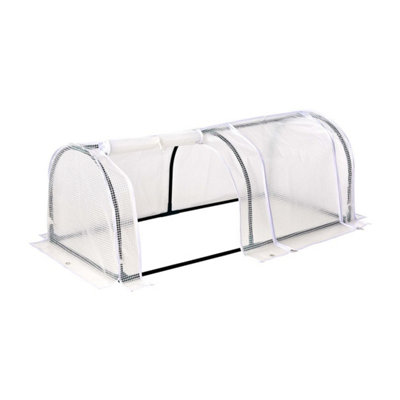 GardenKraft 10769 2 Section Polytunnel Greenhouse