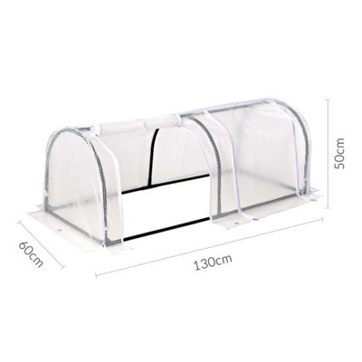 GardenKraft 10769 2 Section Polytunnel Greenhouse - 3