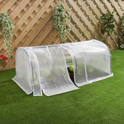 GardenKraft 10769 2 Section Polytunnel Greenhouse - 4