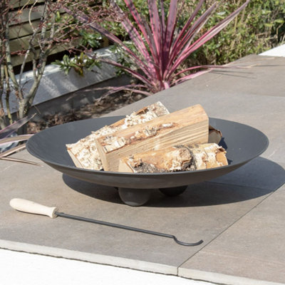 GardenKraft 10909 Round Fire Pit With Ball Base - 6
