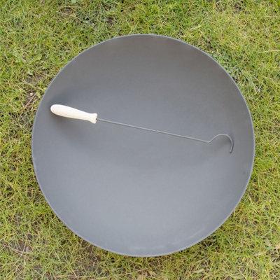 GardenKraft 10909 Round Fire Pit With Ball Base - 7