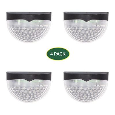 GardenKraft 11259 Pack Of 4 Solar Powered Decorative Garden Lights - 8