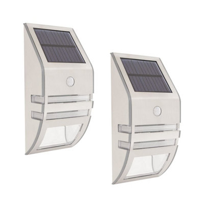 GardenKraft 11279 Pack Of 2 Solar Powered Security Lights