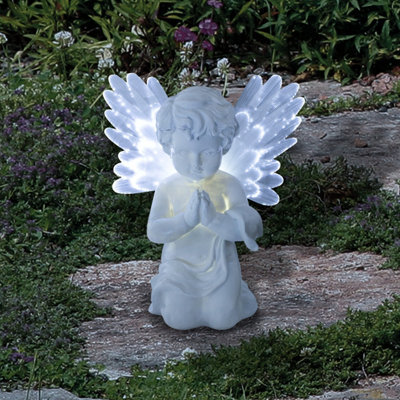 GardenKraft 12680 Solar Powered LED Angel Light | DIY at B&Q