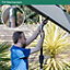 GardenKraft 14019 2m Charcoal Outdoor Garden Parasol