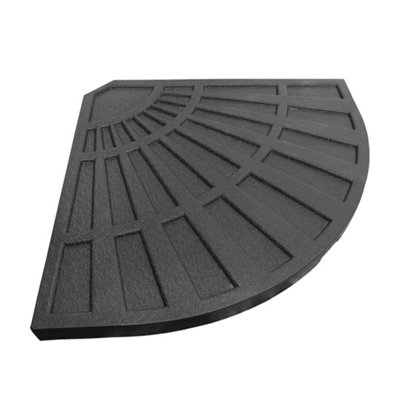 GardenKraft 16910 Pack of 2 Cement-Filled 14kg Parasol Base Weights - 7