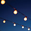 GardenKraft 17790 Solar Powered Party String Lights