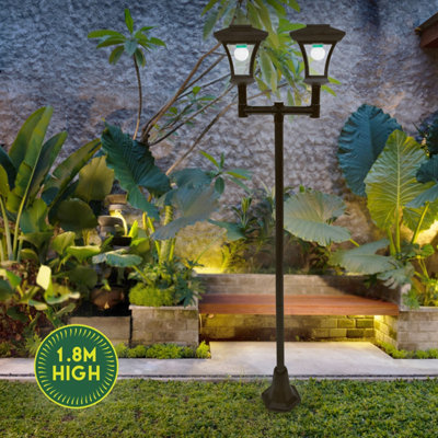 Solar lamp post b&q top