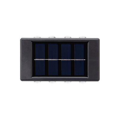 GardenKraft 2-Pack Warm White Solar Wall Lights