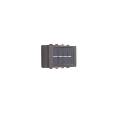 GardenKraft 2-Pack Warm White Solar Wall Lights